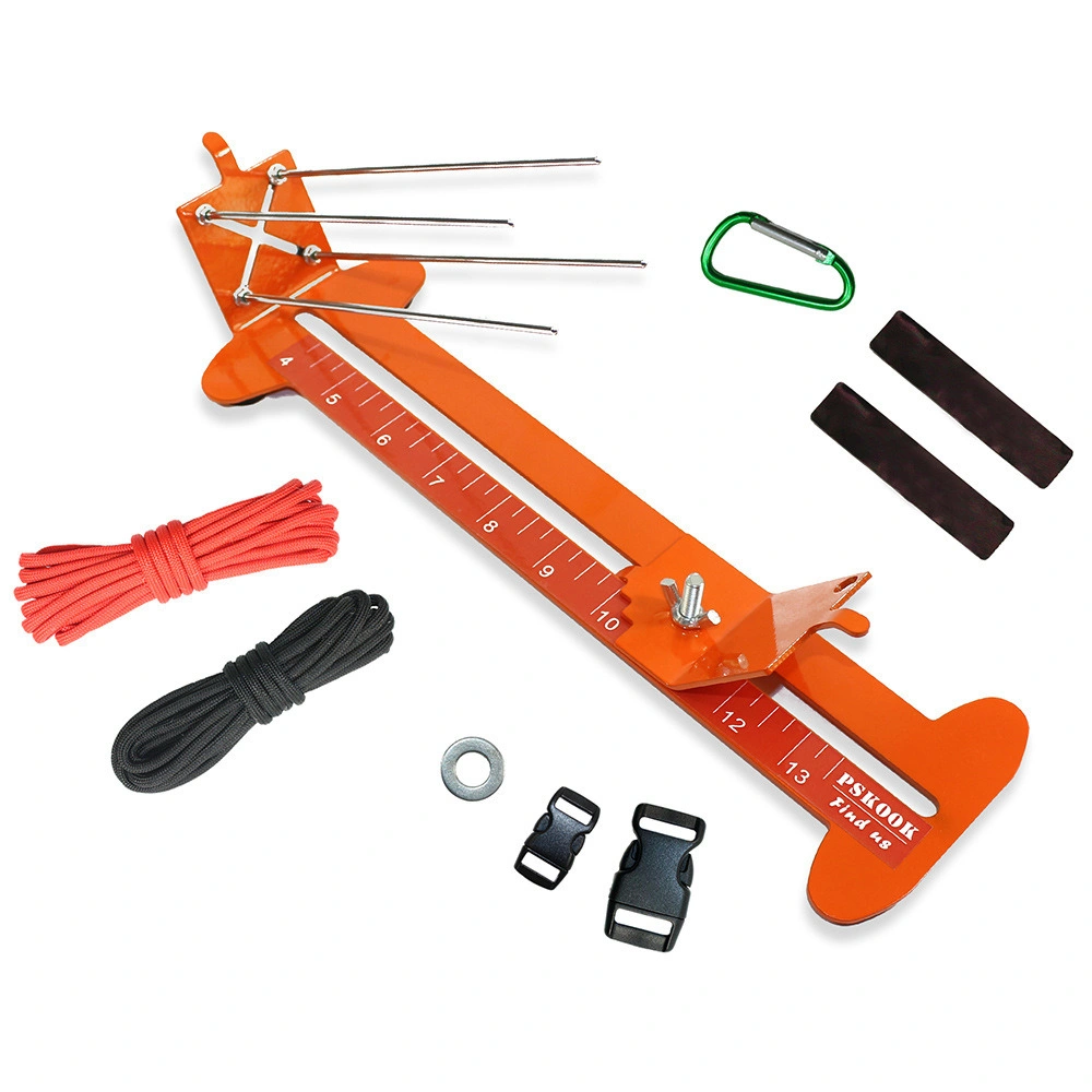Paracord Bracelet Jig Kit Paracord Tool Kit Adjustable Length Metal Weaving DIY Craft Maker Tool 4 to 13 Solid Steel Accessories Wbb13973