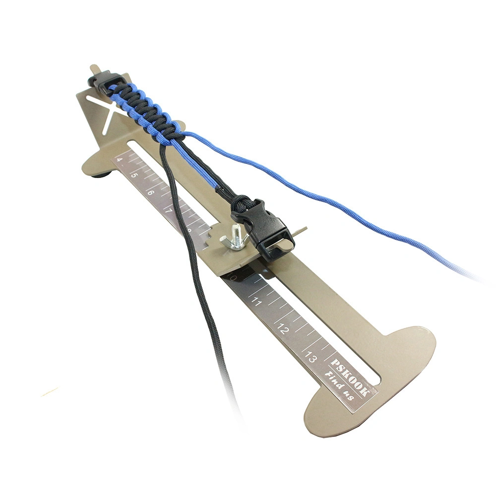 Paracord Bracelet Jig Kit Paracord Tool Kit Adjustable Length Metal Weaving DIY Craft Maker Tool 4&quot; to 13 Solid Steel Accessories Esg13973