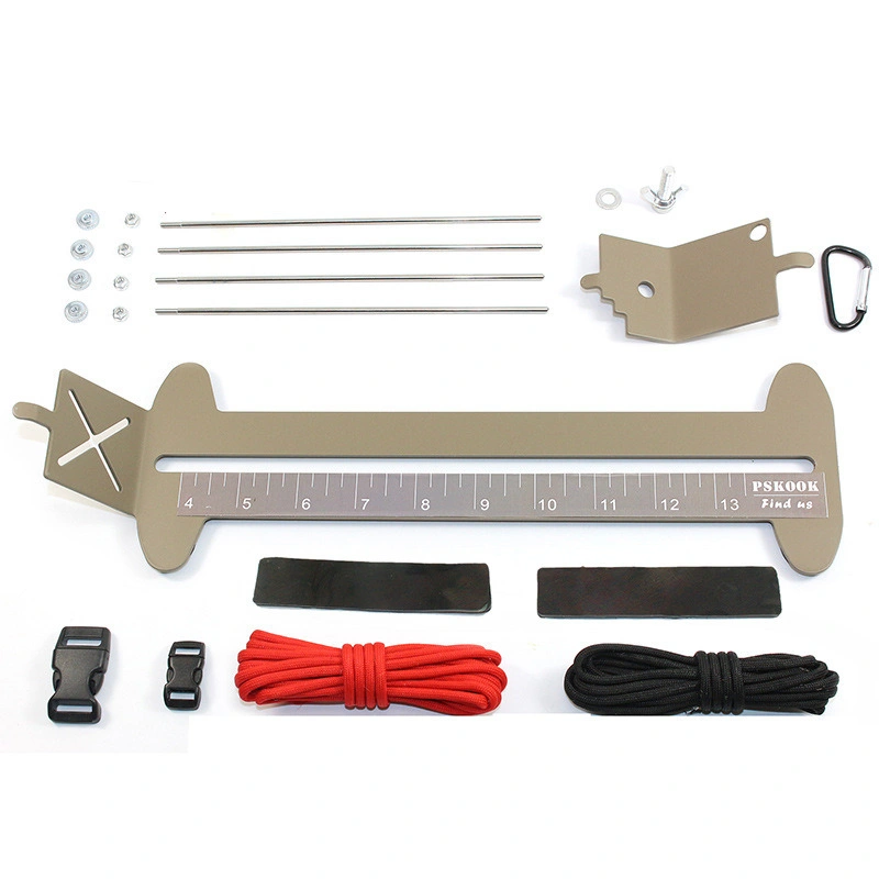 Paracord Bracelet Jig Kit Paracord Tool Kit Adjustable Length Metal Weaving DIY Craft Maker Tool 4&quot; to 13 Solid Steel Accessories Esg13973