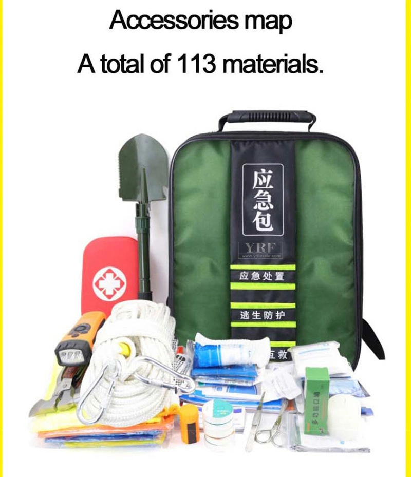 Hot Selling Red Cross Emergency First Aid Backpack First Aid Bag Kit Survival Medical Equipment 1000d Nylon Survival Tools &amp; Kits