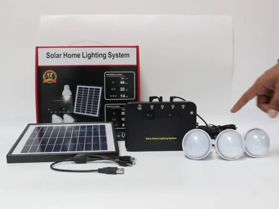 Solar Home Kit with Three Bulbs, Affordable for Most Rural, Emergency Light for Your Family with Phone Charge.