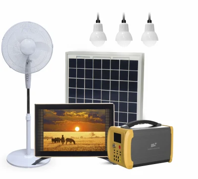 Suntisolar Produce Good Quality LED Flood Light Light Tower Solar Home Lighting System