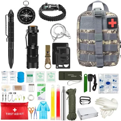 Export Outdoor Camping Mountaineering Portable Multifunctional Toolkit Earthquake Survival Equipment Personal Protective Equipment First Aid Kit